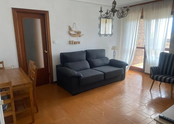 Primera Linea De Playa En Apartment Somo